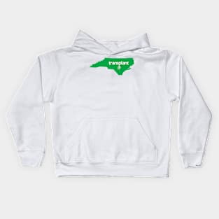 North Carolina Transplant NC Green Kids Hoodie